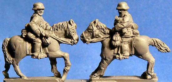 German cavalry with SMG