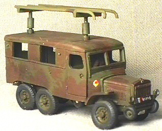 One of six variants to Reviresco's French Laffly S20 TL French Army Truck - the PC Radio Van