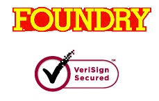 Foundry uses VeriSign Secure Socket Layer encryption