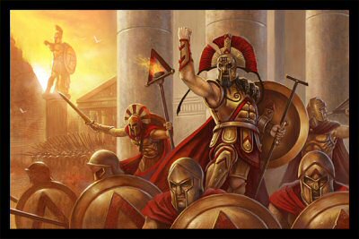 Spartan Starter Set Box Cover - Artwork by Des Hanley