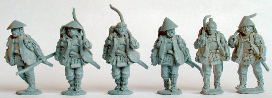 SAM 58 - Ashigaru archers marching in Haori