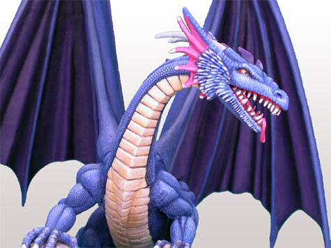 Elmore Dragon Set #4, painted