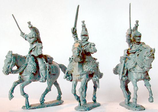FN 61 - Cuirassiers charging, swords raised