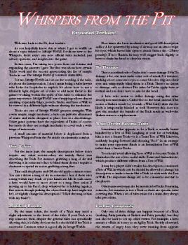 Whispers from the Pit