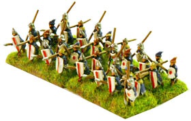Eastern European Medieval Spearmen [H-3004]