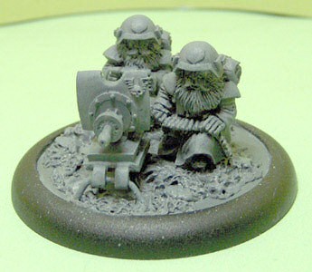 Scrunt machine gun and crew