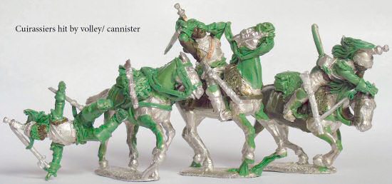 Cuirassiers hit