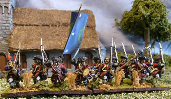 Saxon infantry