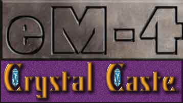 em-4 and Crystal Caste logos