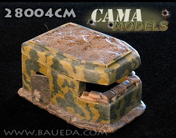 28mm WWII German MG bunker