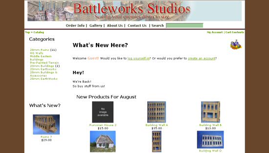 Battle Works Studios website