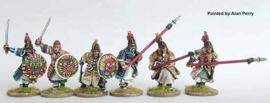 Heavy infantry advancing/charging (KOR 14 and 16)