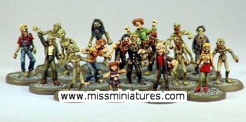 18 different zombies for USD 24.00