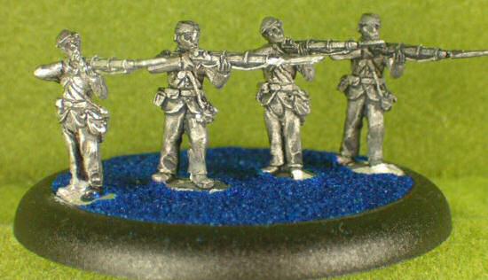 Bare-Headed Infantry Firing