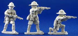 Italian regular infantry in shorts