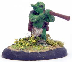 Bebelli with blowpipe