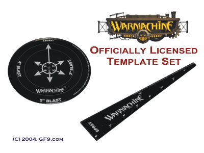 GF9 Warmachine templates