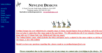 Newline Designs website