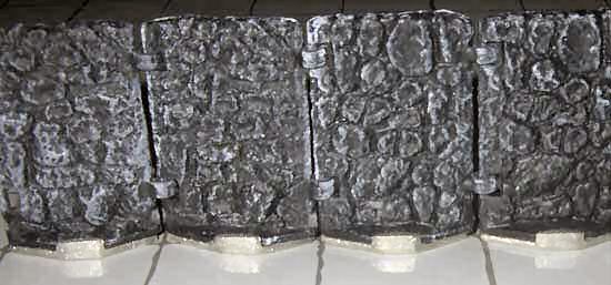 Bendy Dungeon Walls with Magnetic Adapter Kit attached