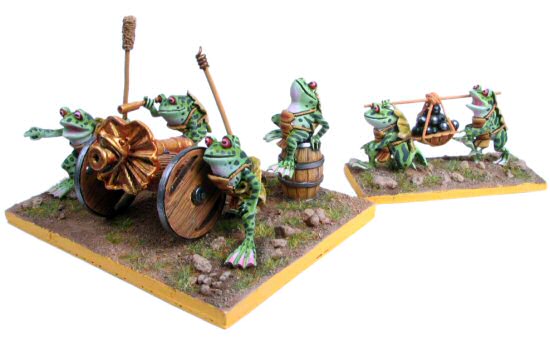 Frog cannon and crew
