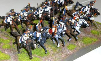 40mm French Cuirassiers Charging