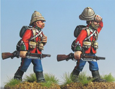 British Infantry Marching