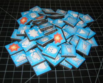 Piles and piles of tokens make for great gaming!