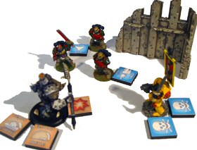 Imperial Commands tokens tracking the mayhem as some space marines make a surprising discovery!