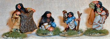 D-204 Females and children pack (4 figs)
