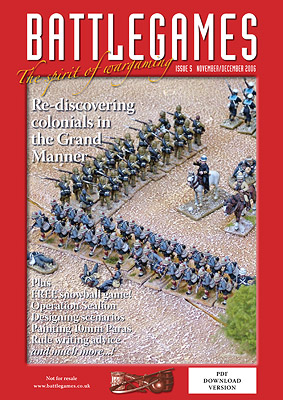 Battlegames issue 5 PDF version front cover