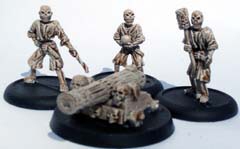 Skeleton cannon with 3 crew