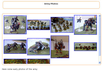 Photos on sample army page