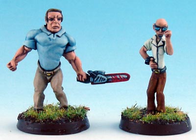 Bisley (left) and Professor Abraham