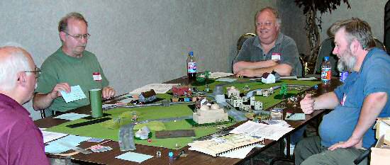 Some of the guys enjoying 
a lively game of AK-47 at Peninsula Campaigns 2007
