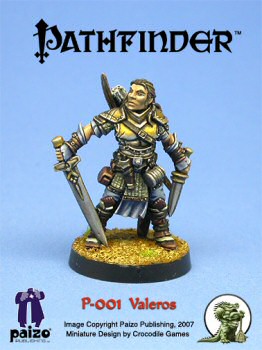 Valeros, Sculpted by Todd Harris