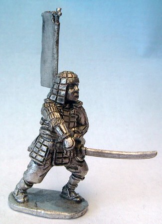 Fighting Ashigaru with Small Sashimono