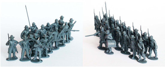 Unpainted figures