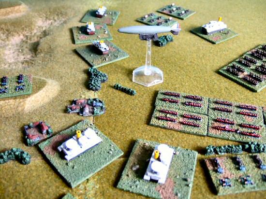 Land Ironclads in action