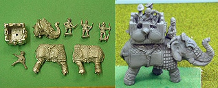 Armoured elephant
