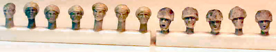 Polish and British Army heads