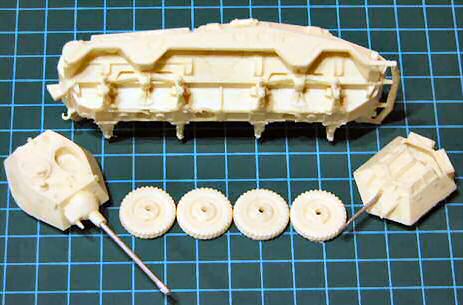 Sdkfz 234 Hull, Wheels, and Turrets