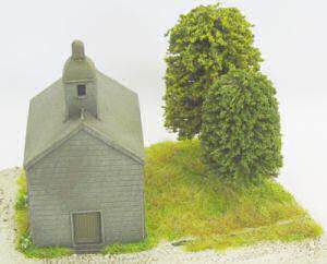 Russian Church with dry summer grass from Realistic Modelling