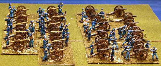15mm ACW Artillery Review from the side