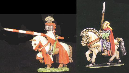 Mounted figures