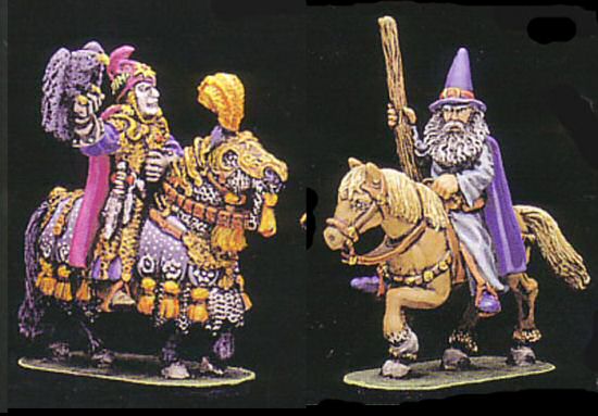 Mounted figures
