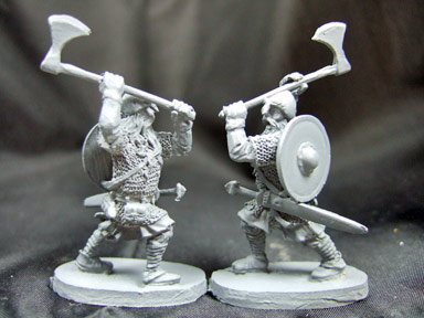 Armored Viking with axe