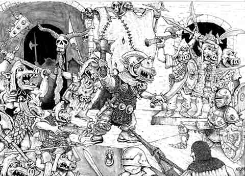 Pig-faced orcs