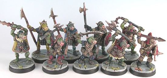 Pig-faced orcs