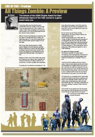 All Things Zombie boardgame preview