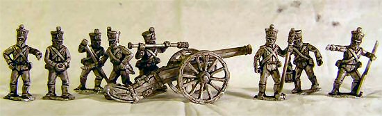French line artillerymen
